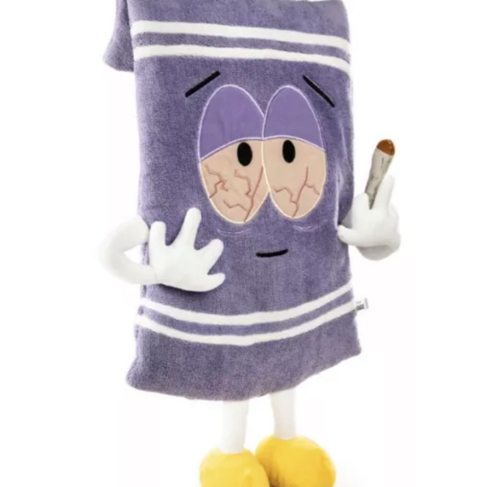KIDROBOT SOUTH PARK STONED TOWELIE 24 Inch Towel Adidas Dunny Munny Supreme 420 - Picture 5 of 12